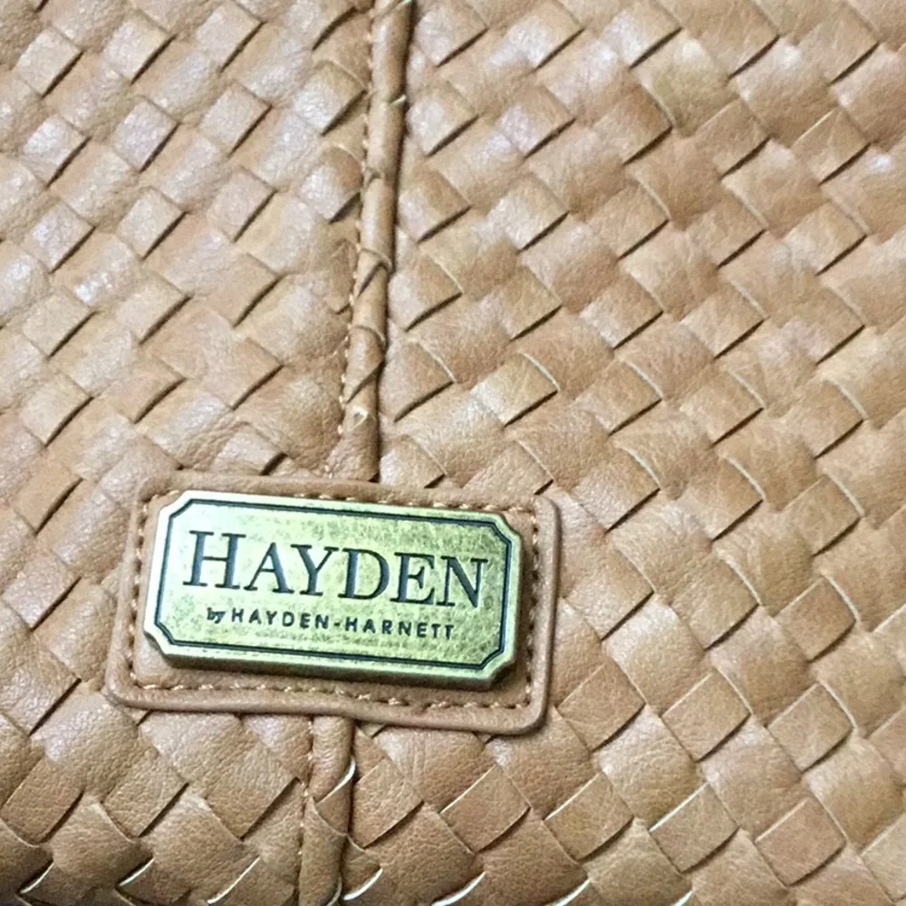 Hayden Tan Brown Leather Hobo Bag with Cream Lining
